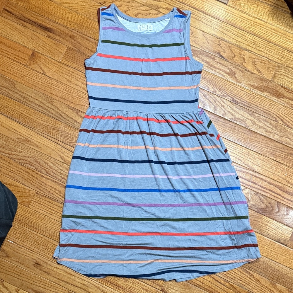 Maurices gray Multicolor Striped Dress